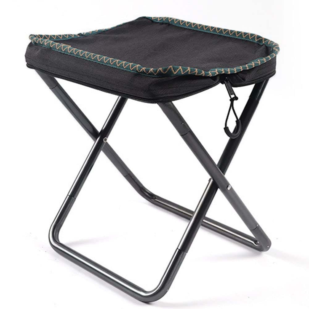 Tabouret De Camping Pliable Portable - Léger - Mini Chaise Pliante D'extérieur - Chaise Portable Pliable Pour Voyage, Randonnée, Camping, Pêche, Barbecue, Pique-nique