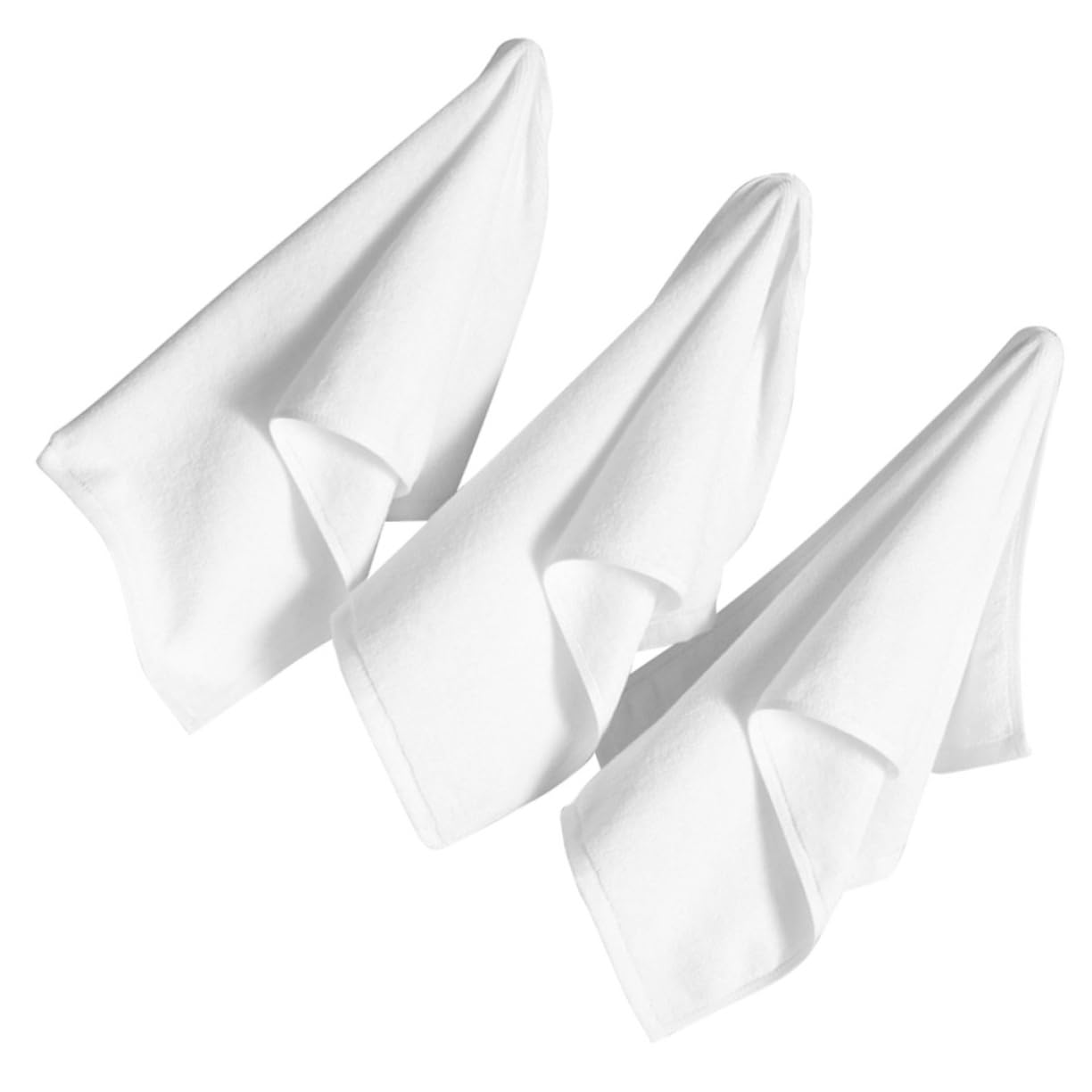 Alipis 3 Set Asciugamano Da Bagno Morbido Per Il Viso Altamente Assorbente Pulire Salvietta Asciugamano A Nido D'ape Strofinacci Da Cucina Asciugamani Da Bagno Cotone Bianca 3 Pezzi * 3