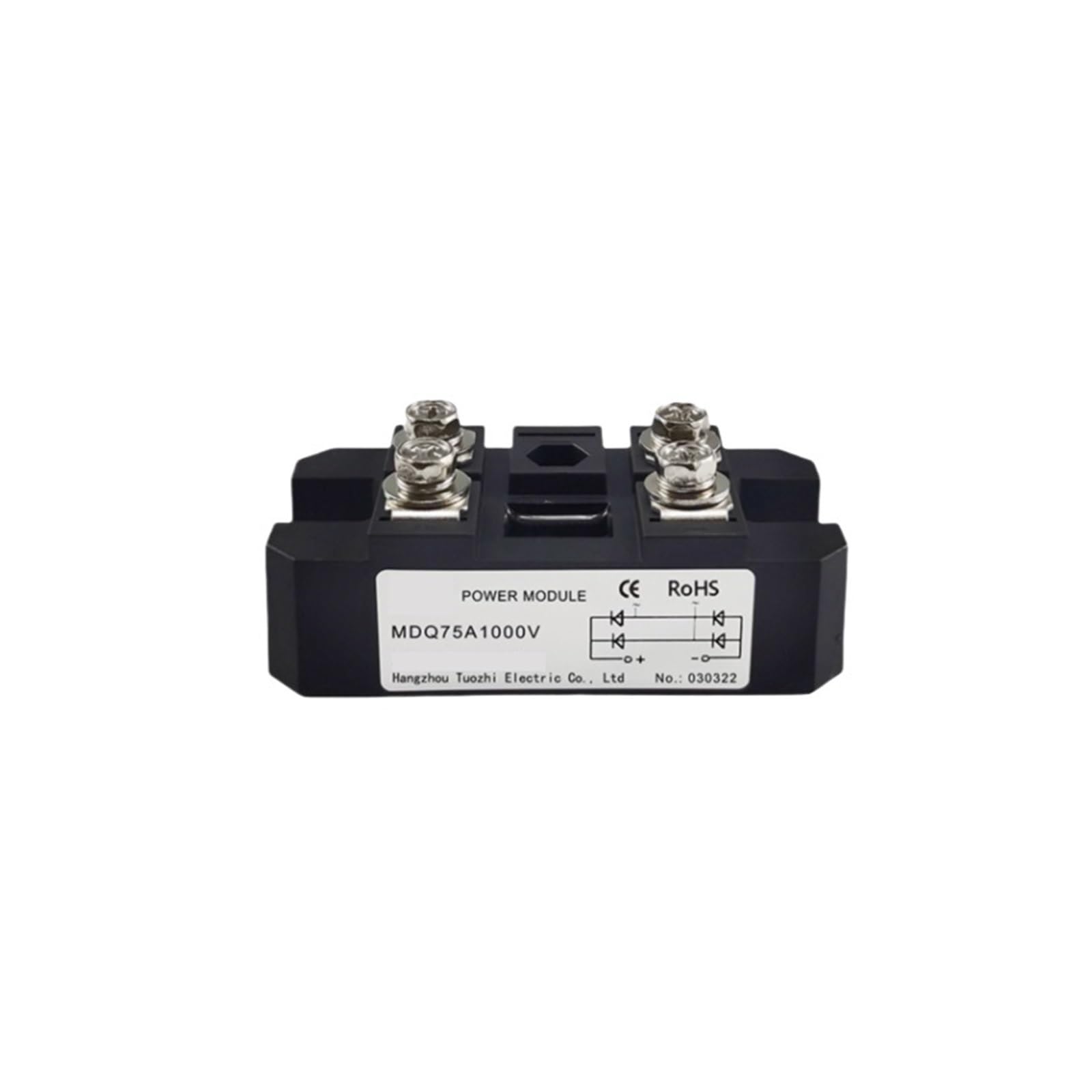 YMUGUEGH MDQ75A1000V MDQ75A1200V MDQ75A1600V Single phase rectifier bridge module(MDQ75A1000V)