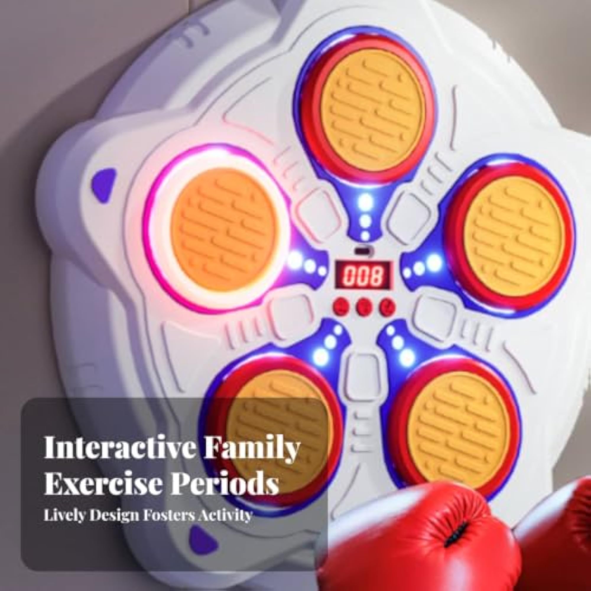 Adjustable Modes Smart Boxing Target Wall-Mounted Boxing Target