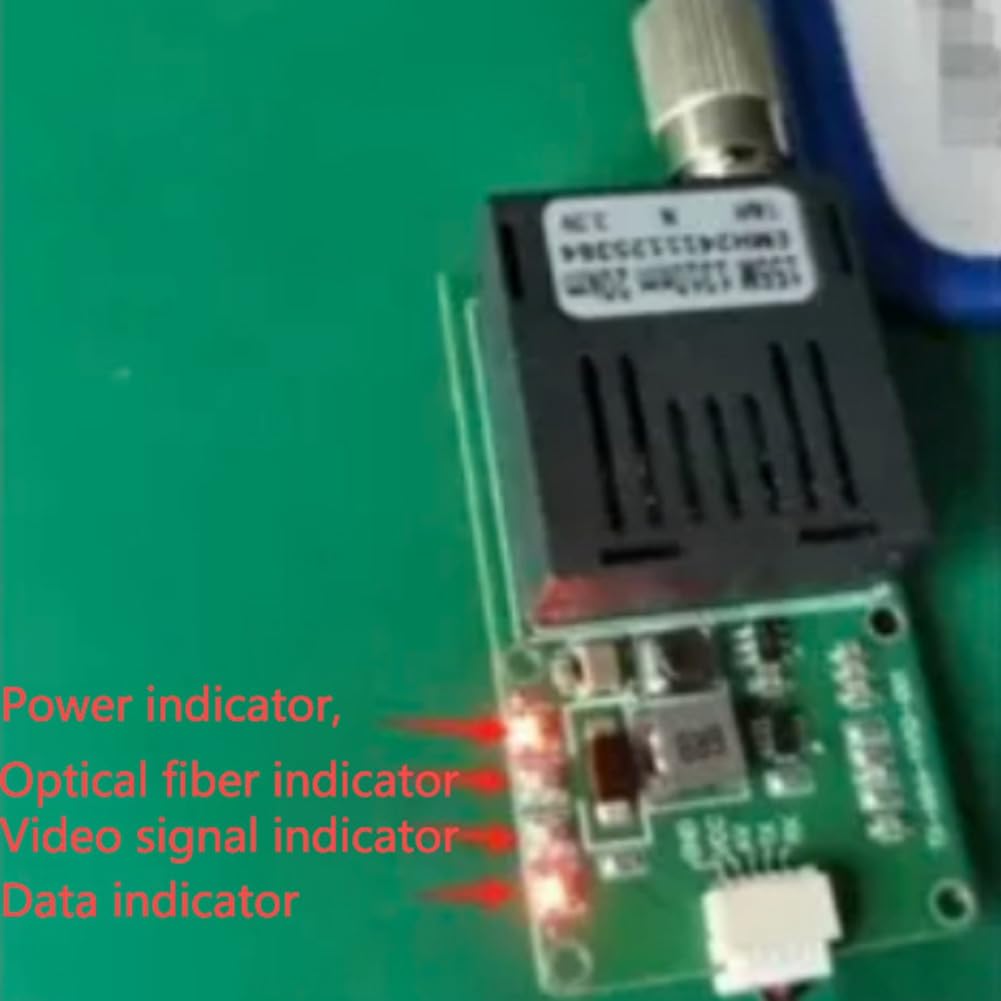 TTL-Optiktransceiver- für Drohnen FC RX/TX/AV/VCC/GND-Schnittstelle TTL-Zu-Faser-Optikmodul Luft-Ende + Boden-Ende
