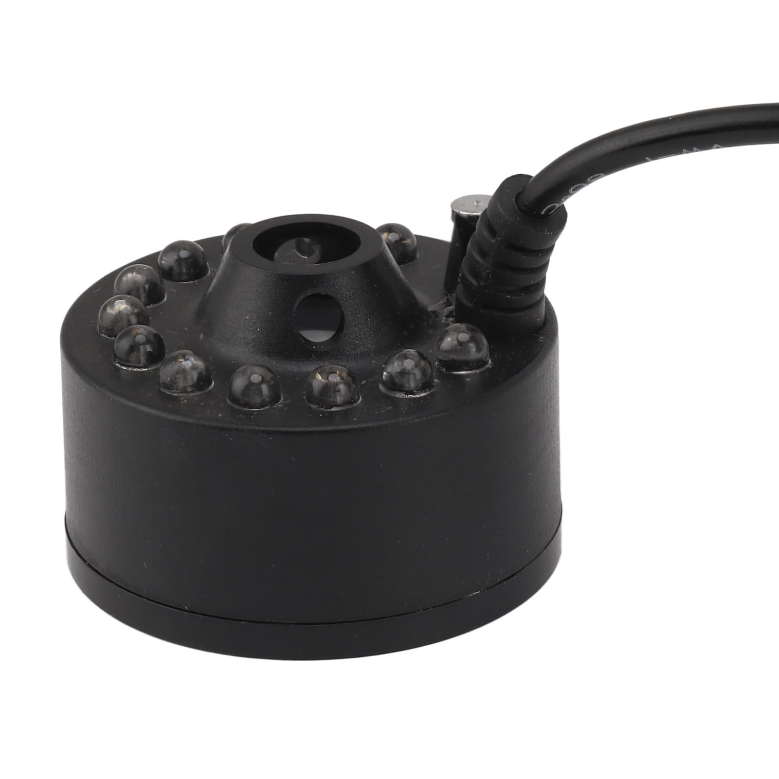 JAOCDOEN Mist Maker 12LED Beads Colorful DC 5V Interface Water Fountain Fogger for Pond Halloween Party