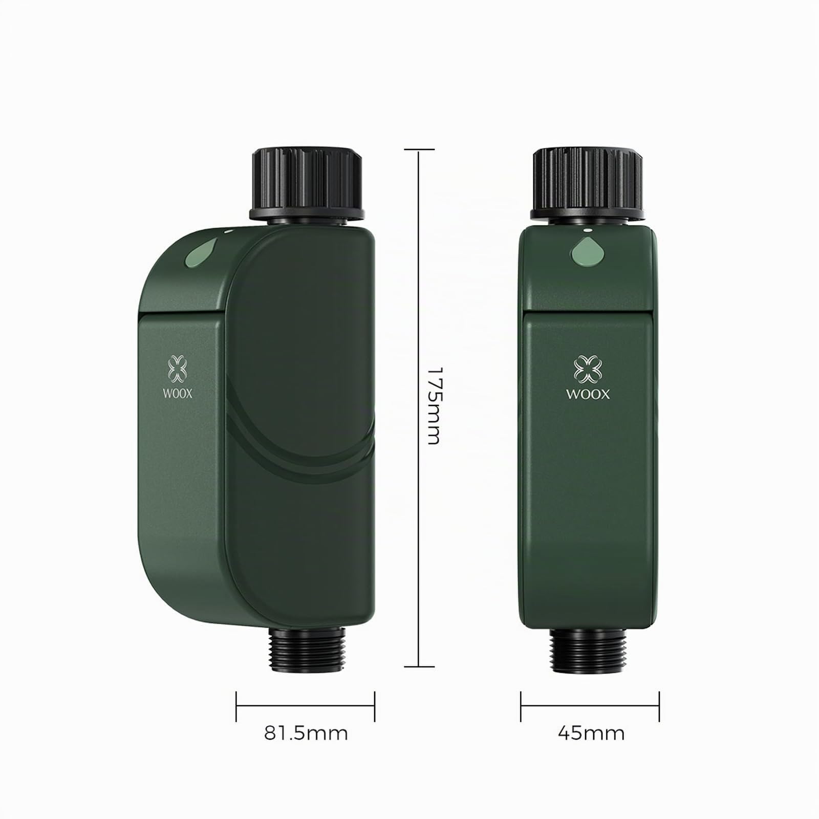 WOOX Programmateur d'arrosage WiFi Intelligent, sans Hub Requis | 8 programmes d'arrosage, Wi-Fi 2,4 GHz, commande via APP, Alexa/Google, IP65, report en cas de pluie, arrosage manuel