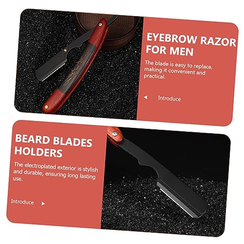 FRCOLOR Suporte De Lâmina De Barbearia Suprimentos De Barbear Suporte De Lâminas De Aço Inoxidável P