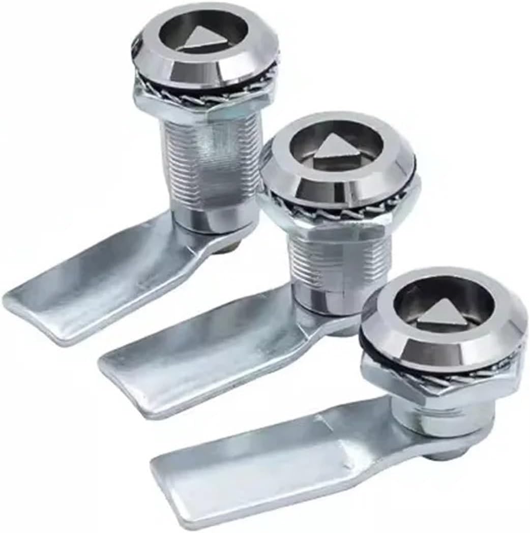 3Sets MS705-28/36 Triangle Lock Zinc Alloy Machine Distribution Box Cabinet Door Switch Locker(3sets-28mm-H0)