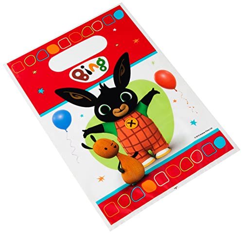 amscan Bing Bunny-Sacchetti in plastica per dolcetti – 8 pezzi,...