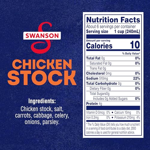 Image of SWANSON S Chicken Stock, 48 oz Carton (8 Pack)