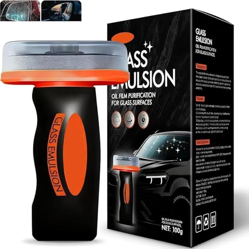 Q4 Glass Guard, Qifor Glass Cleaner, Hand-Held Glas-s Emulsion Cleaner, Oil Film Remover for Car Windshields and Windows (1)