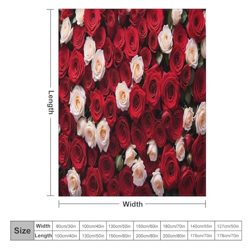 Couverture Polaire Plaid Rose Idée Cadeau Douceur Idéal Lit Canapé - 6