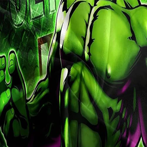 KUFRY Set di Biancheria da Letto con 3D Hulk