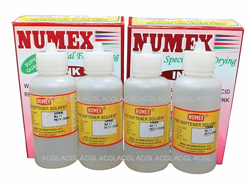 NUMEX Pad Softener Solvent – 100ml (Pack of 4) | Premium Pad Printing Cleaner | Since 1976 | Winner of 7 National Awards