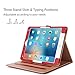 ProCase for iPad Pro 9.7 Case 2016 (Old Model), PU Leather Stand Folio Cover for iPad Pro 9.7 Inch (A1673/A1674/A1675) with 3 Viewing Angles & Pencil Holder & Document Card Pocket -Red