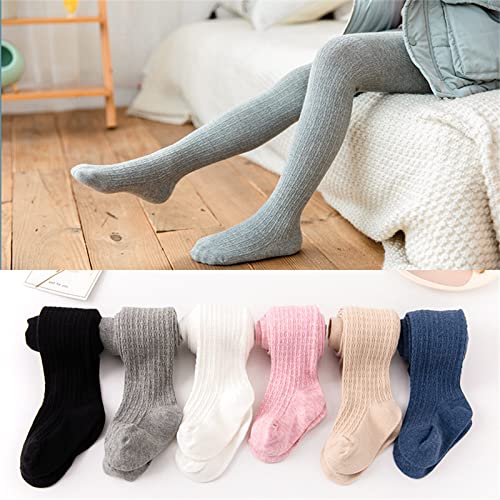Girls Tights Cable Knit Leggings Stockings Kids Dance Ballet Winter Warm Bottom Stretchy Pants Full Pantihose3