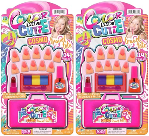 JA-RU Makeup Toy for Girls (2 Beauty Kits) Eyeshadow Palette, Toy 1621-2