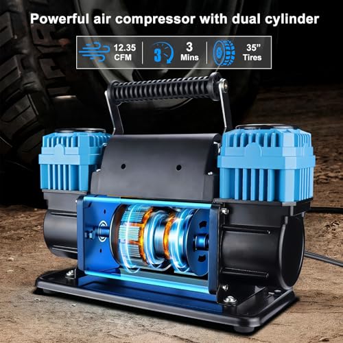 Uharbour Dual Cylinder Air Compressor