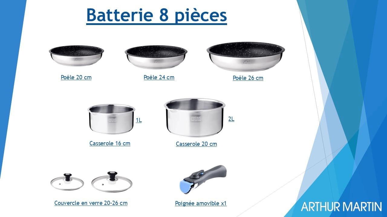 Faitout en Acier Inoxydable 18-10 - Haut de Gamme avec Couvercle - Compatible Induction - Passe Faitout en Acier Inoxydable 18-10 - Haut de Gamme avec Couvercle - Compatible Induction - Passe