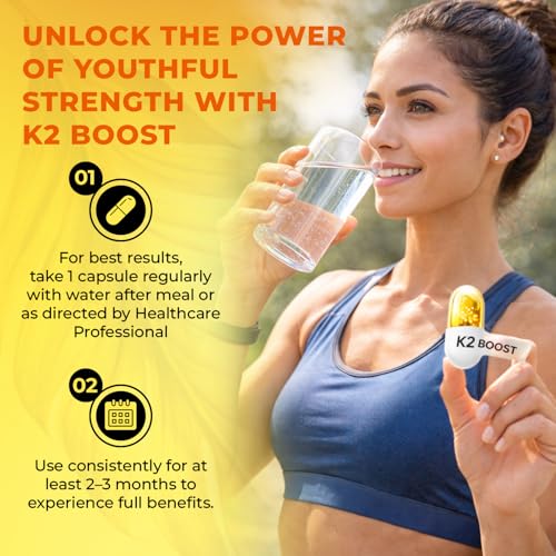 Image of The Body Reserve Vitamin K2 MK7 55 mcg - Highly Bioavailable Menaquinone-7 | Better Calcium Utilization for Strong Bones & Heart Health | Activates Osteocalcin & Matrix GLA Protein | 120 Vegetarian Capsules