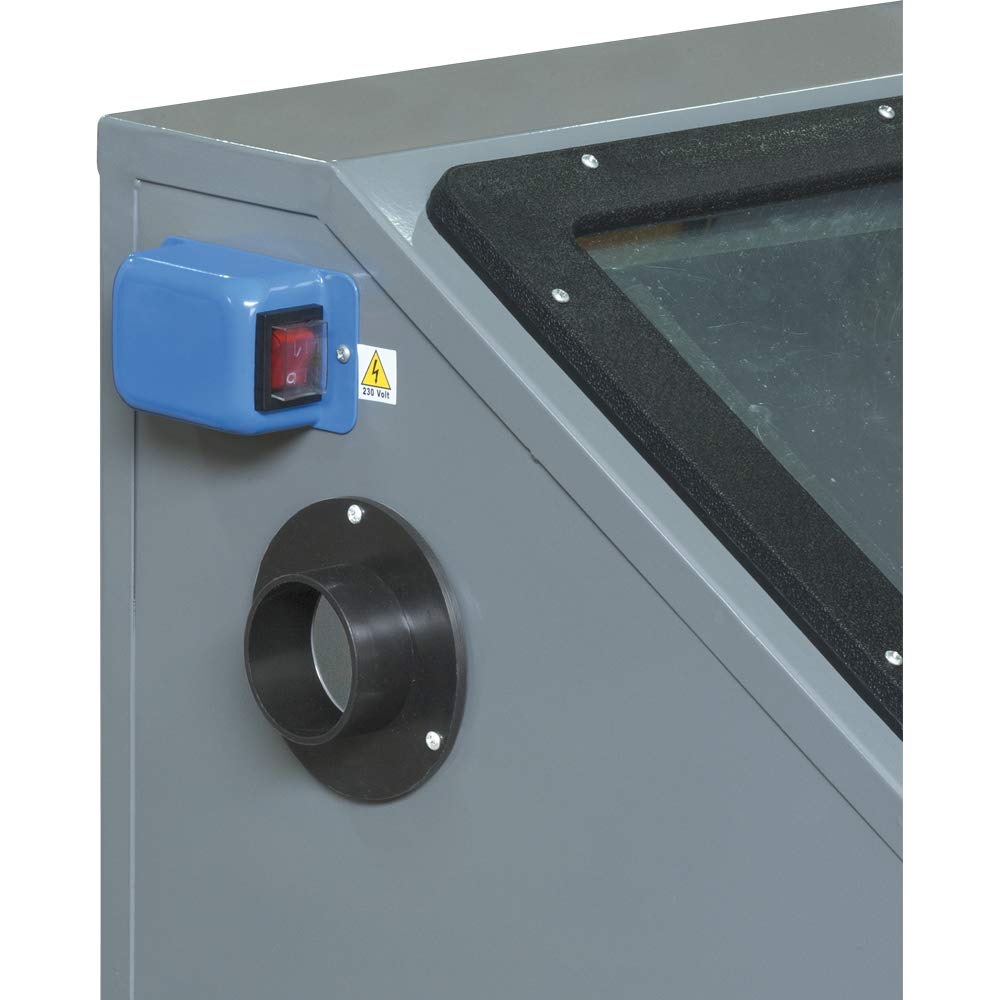 SABBIATRICE DA BANCO CABINA SABBIATURA FERVI 0487 PORTATILE