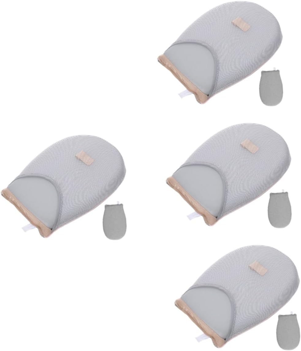 STOBAZA 4pcs Garment Steamer Mitt Scald Design Lightweight Ironing Glove for Easy Use Suitable for Home Ironing and Travel Heat Resistant Material Fits