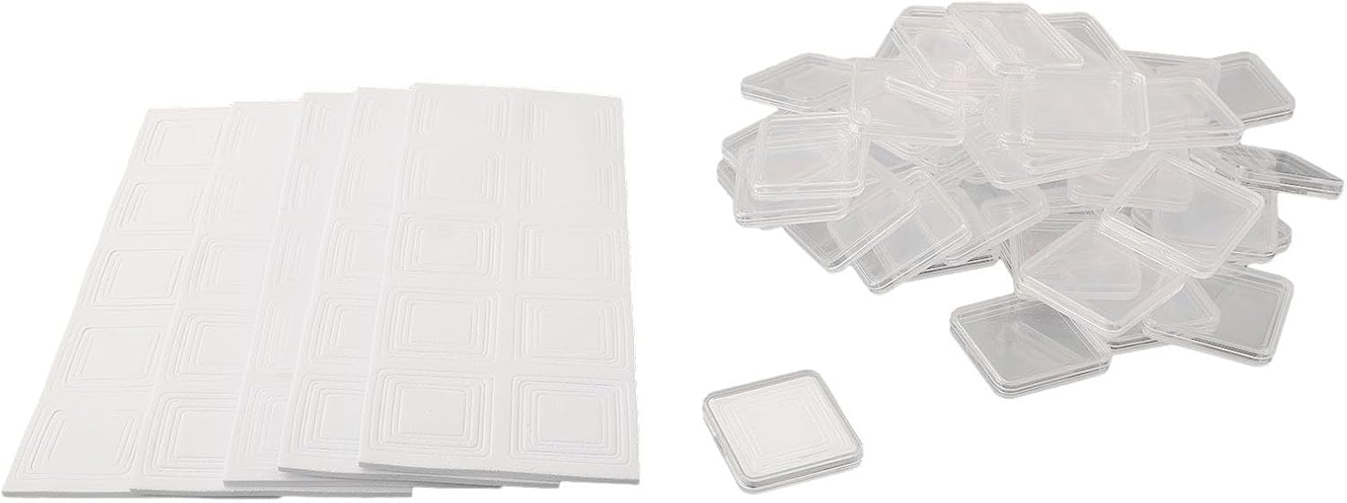 Secure Coin Storage 50 Coin Capsules With Adjustable Gaskets 17/20/25/27/30mm Coin