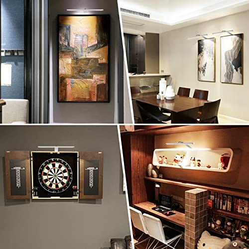 Pesuten Remote Control Led Picture Light With Rotatable Light Tube, Dimmable Painting Light With Timer, Dart Board Light Plug And Play Display Light For Frame Artwork Dartboard Picture #TOP6