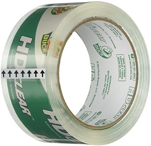 Duck Heavy-Duty Crystal Clear Packaging Tape, 8 per Pack (DUC282195)