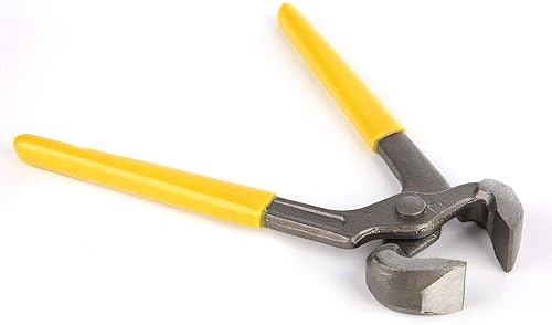 Oumefar Alicates de acero al carbono extractor extractor sujetador removedor alicates, herramienta de carpintería de corte de uñas de 7 pulgadas