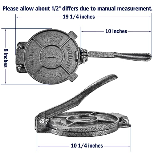 image for ARC Advanced Royal Champion ARC Tortilla Press 8 inch, Cast Iron Torti