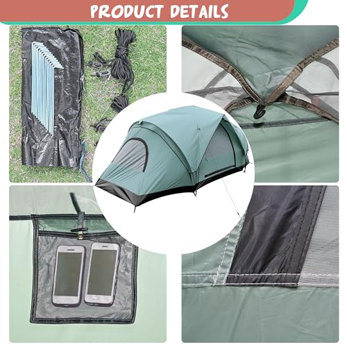 Carpa familiar grande para camping 5-6 personas miniatura 3