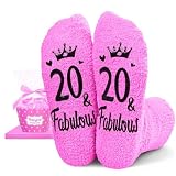 HAPPYPOP 20th Birthday Gifts for Women - Socks for 20 Year Olds for Women