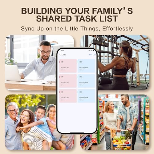 Novodesk 10.1 Inch Digital Calendar, Smart Electronic Calendar with HD Touch Screen - Digital Family Planner with Chore Chart, Meal Planner & Photo Frame, Multi-Calendar Sync by Novodesk - Used condition - Image 7