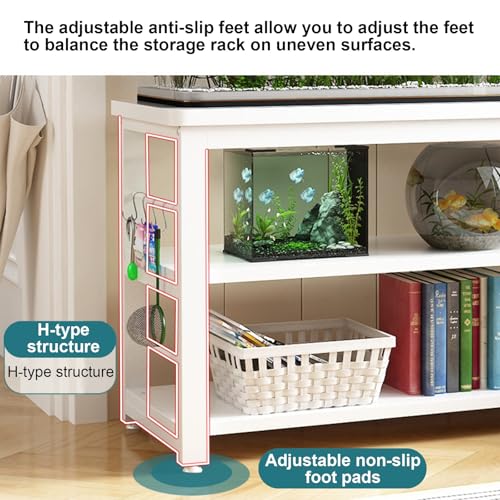 Support d'aquarium à double couche pour bureau et maison moderne - 8