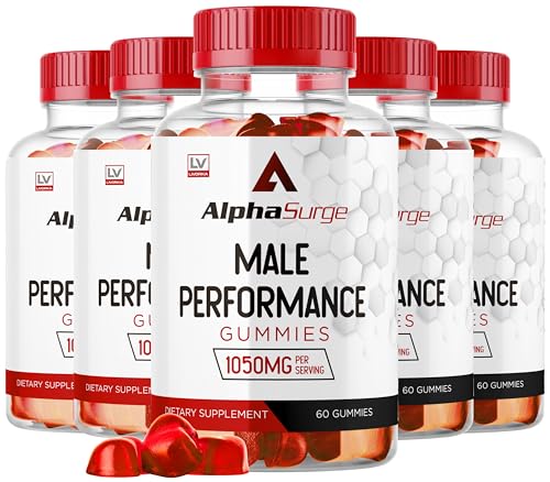 LIVORKA Alpha Surge for Men - Alpha Surge Gummies for Male, Alfa Surge Gummies 1050mg, Alpha Surge XL Gummie, Alphasurge Gummies, Alfa Surge Gummies, Alpha Sugre Male, 300 Gummies for 5 Month
