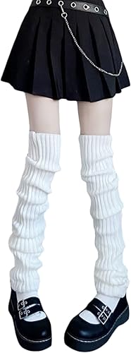 Miniatura 4 de Calentadores de pierna Kawaii Harajuku japonés Lolita Knit Winter Ankle Warmers Y2K 80s calcetines para botas