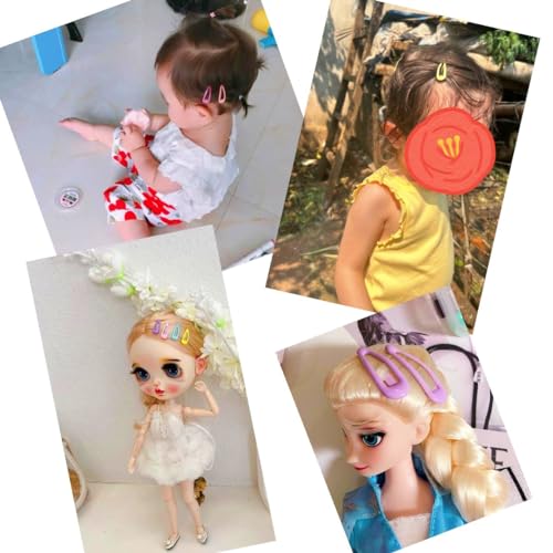 JZK 50pcs 3cm Mini hair clips for toddlers little girls macaron color metal snap small hair clips for fine hair hair pins for kids girls baby hair grips - Image 2