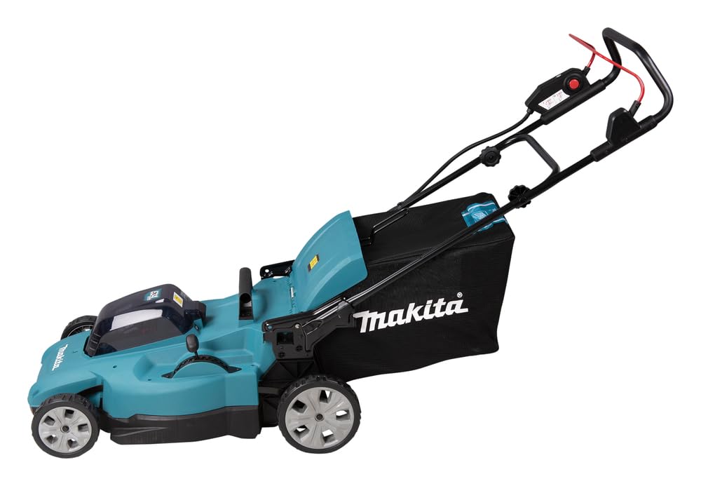 Makita DLM538Z Akku-Rasenmäher 2x18V (ohne Akku, ohne Ladegerät), Petrol