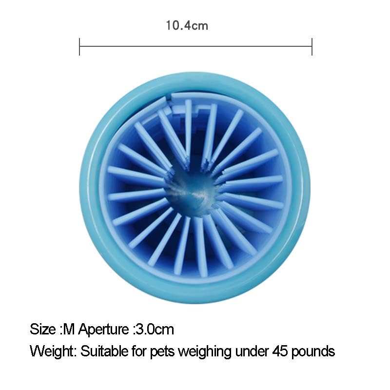 Machine automatique de nettoyage de pattes d'animaux pour chiens et chats, rechargeable par USB avec batterie longue durée, pour animaux jusqu'à 20,4 kg