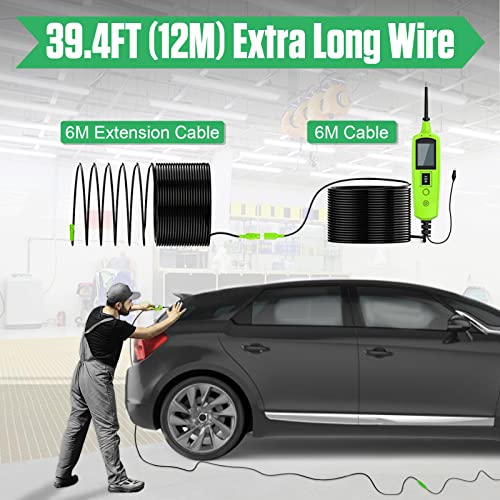 PLAYOCCAR Automotive Circuit Tester Probe Kit, 12V 24V Car Electrical Power System Diagnostic Tool with Built-in Flashlight for Testing AC/DC Voltage, Resistance & Diode - Image 5