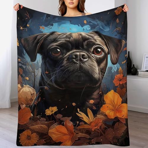 Lit moelleux et chaud pour chien avec couverture polaire douce