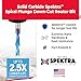 Amana Tool Solid Carbide Spektra Extreme Tool Life Spiral Plunge Router Bit Down-Cut, 46415-K, 1/4 Dia x 1 CH x 1/4 Shank 2-1/2 Inch L