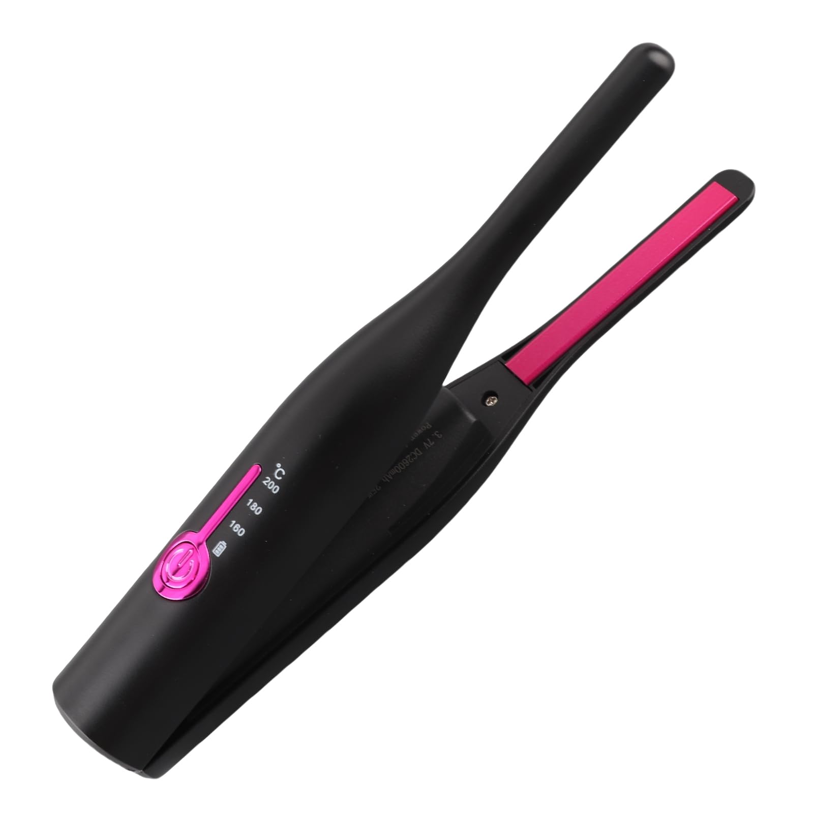 Kabelloses Mini Glätteisen für kurzes Haar, schmales Pencil Glätteisen für Pony und Pixie Cut, 2 in 1 Styler mit einstellbarer Temperatur