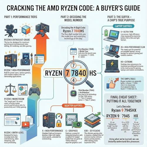 Cracking the AMD Code: What Do 'X3D', 'HS', & 'U' Mean (Deep Dives & Explainers - The How it Works Series)