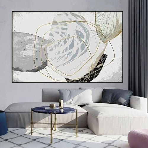 Images géométriques noires XINBAO pour une ambiance zen de chambre - 2