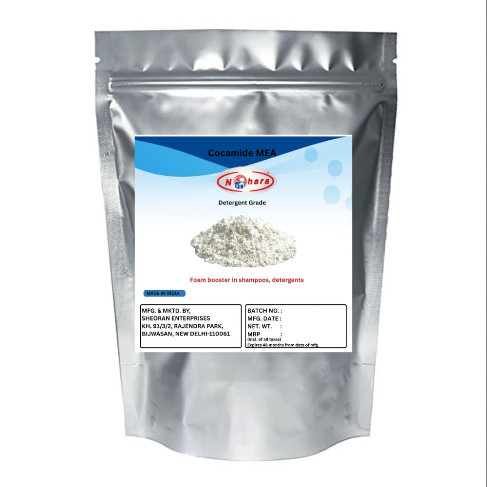 Nohara Coco Mono Ethanolamide (Cocamide MEA) 1kg – Industrial/Detergent Grade, 85%–90% Active Matter – Foam Booster & Thickener for Shampoo, Liquid Detergent, Dishwash & Cleaning Products-image-37