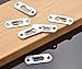 Adiyer [20 Pack] 43mm x 16mm Single Keyhole Hangers Hanging Plate Hardware for Mirror Picture Frames