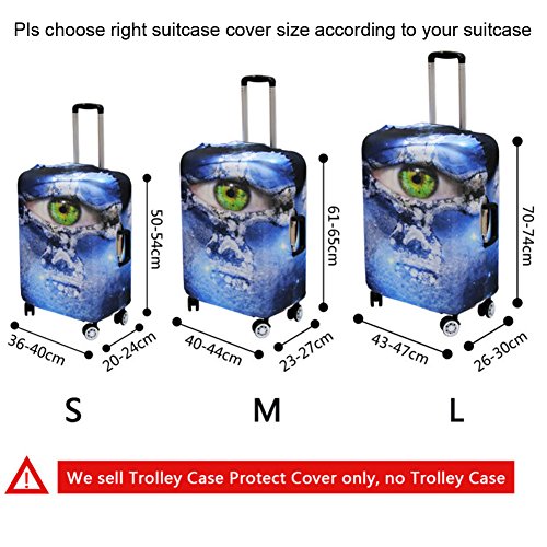 Coloranimal Elastic Luggage Protective Cover Funny Dog Printed Suitcase Covers For 22-26 Inch Cases #TOP2