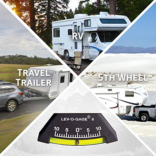 Sun Company 306-R Lev-O-Gage Ii Inclinometer And Tilt Gauge - Pack Of 2 Levels | Leveling Gauges For Rv, Camper, Or Trailer #TOP5