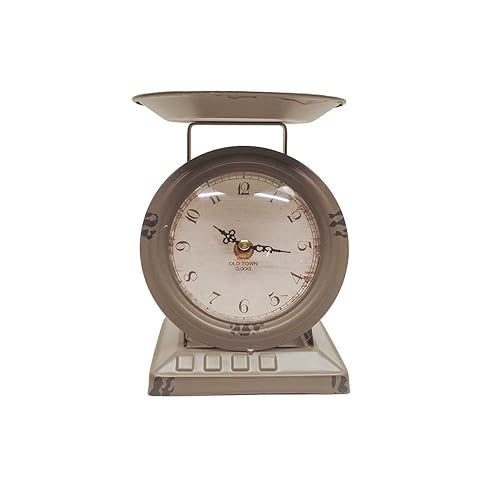 Treasure Gurus Vintage Food Scale Kitchen Countertop Island Clock Farmhouse