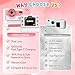 Kids Camera Gift for Girls: Dual Lens Instant Print Digital Camera Christmas Birthday Gifts Toys for 3 4 5 6 7 8 9 10 Year Old Girls Boys Stocking Stuffers for Girl Boys Age 3-12 with 32GB Card (Pink)