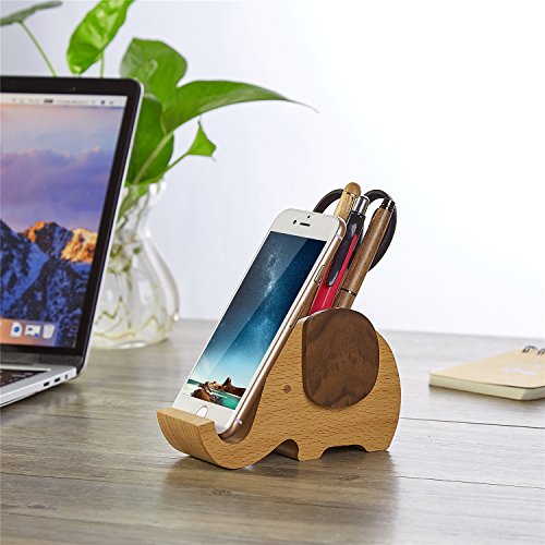 Cute Elephant Pen Matite Holder con supporto per